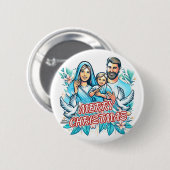 メリークリスマス 缶バッジ (正面&裏面)