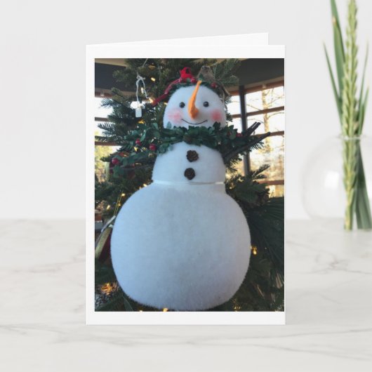 ****メリークリスマス"美しい" **** シーズンカード (正面)