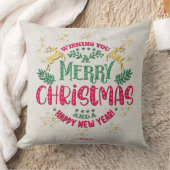 メリークリスマス&良いお年を。 クッション (ブランケット)