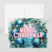 メリークリスマス|良いお年を ポストカード (正面/裏面)