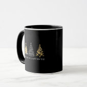 "メリークリスマス＆良いお年を"： マグカップ (正面左)