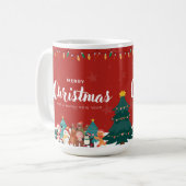 🎄 メリークリスマス＆良いお年を – 魔法のWi コーヒーマグカップ (正面左)