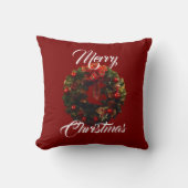 「メリークリスマス」装飾用クッション クッション (正面)