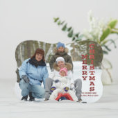 メリークリスマス 赤き輝き 写真カード シーズンカード (スタンド正面)