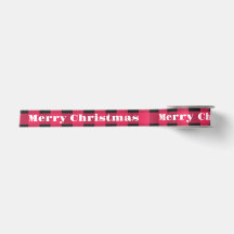 メリークリスマス 赤 バッファロー プリント チェック ラスティック