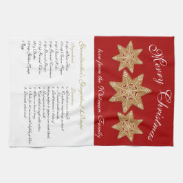 メリークリスマス 赤 レシピ キッチンタオル