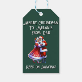 メリークリスマス！踊り続けて ギフトタグ
