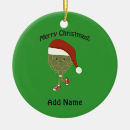 メリークリスマス! 連続したアーティチョーク セラミックオーナメント