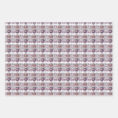 メリークリスマス&醜いセーターがトナカイを願う ラッピングペーパーシート (正面)