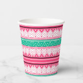 メリークリスマス&醜いセーター 紙コップ (正面)