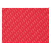 メリークリスマス(金ゴールド) テーブルクロス (正面(横))