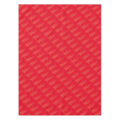 メリークリスマス(金ゴールド) テーブルクロス (正面)