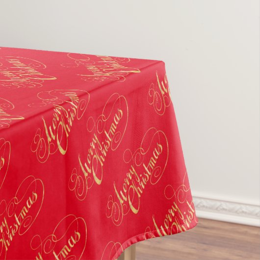 メリークリスマス(金ゴールド) テーブルクロス (インサイチュ)