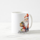 メリークリスマス 陽気なサンタクロース コーヒーマグカップ (正面右)