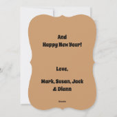 メリークリスマス　雪だるまさん シーズンカード (裏面)