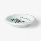 メリークリスマス!雪だるまと友だち ペーパーボウル (傾斜あり)