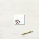 メリークリスマス!雪だるまと友だち ポストイット (デスク上)