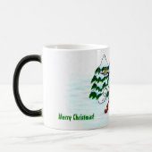 メリークリスマス!雪だるまと友だち モーフィングマグカップ (左)