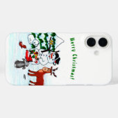 メリークリスマス!雪だるまと友だち Case-Mate iPhoneケース (裏面 (横))