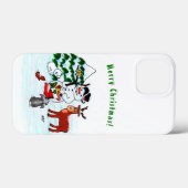 メリークリスマス!雪だるまと友だち Case-Mate iPhoneケース (裏面 (横))