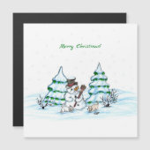 メリークリスマス！雪だるま (正面/裏面)