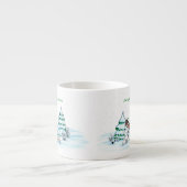 メリークリスマス!雪だるま エスプレッソカップ (正面)