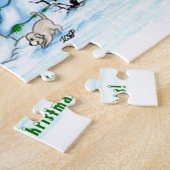 メリークリスマス！雪だるま ジグソーパズル (側面)