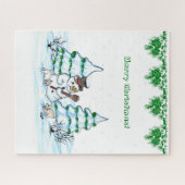 メリークリスマス！雪だるま ジグソーパズル (横)