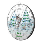 メリークリスマス！雪だるま ダーツボード (正面右)