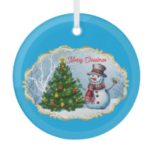 メリークリスマス 雪だるま ツリー かわいい