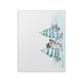 メリークリスマス！雪だるま ノートパッド (回転)