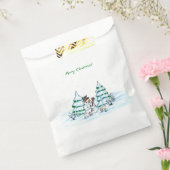 メリークリスマス！雪だるま フェイバーバッグ (封をした状態)