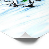 メリークリスマス！雪だるま フォトプリント            (角)