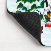 メリークリスマス!雪だるま マウスパッド (コーナー)