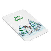 メリークリスマス!雪だるま マグネット (右側)