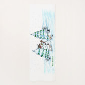 メリークリスマス！雪だるま ヨガマット (裏面)