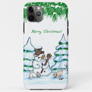 メリークリスマス!雪だるま iPhone 11 PRO MAXケース