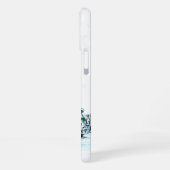 メリークリスマス！雪だるま iPhoneケース (左側面)