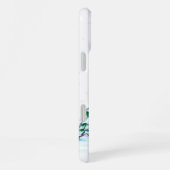 メリークリスマス！雪だるま iPhoneケース (右側面)