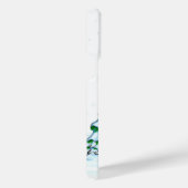 メリークリスマス！雪だるま iPhoneケース (右側面)