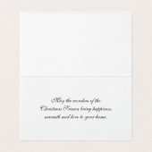 メリークリスマス – 雪の中の黒熊 (内部フラット)