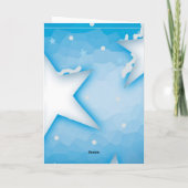 メリークリスマス | 雪の星 シーズンカード (裏面)