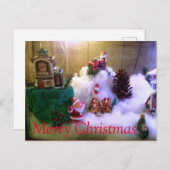 メリークリスマス 〜 雪の村のポストカード ポストカード (正面/裏面)