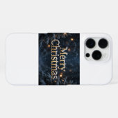 メリークリスマス 雪 iPhone 16 Pro Max カバー (裏面横)