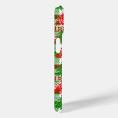 メリークリスマス 飾り プリント タータンチェック Case-Mate iPhoneケース (裏面 / 右)