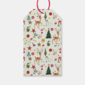 メリークリスマス |鹿と木 |ギフトラベル ギフトタグ (裏面)
