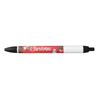 メリークリスマス 黒ボールペン