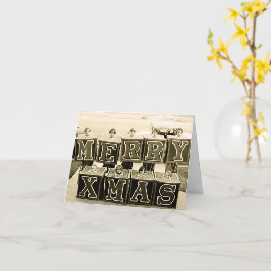 メリークリスマス， 1933 カード (黄色い花)