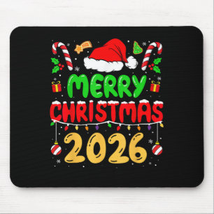 メリークリスマス 2026 ファミリーマッチングコスチューム サンタ マウスパッド