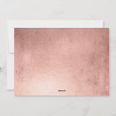 メリークリスマス | 3つのフォトネイビーとバラ金ゴールド シーズンカード (裏面)